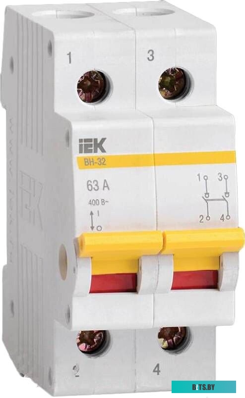 Выключатель IEK MNV10-2-063 ВН-32 2Р 63А 2П 400В 2мод