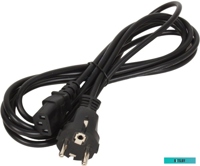 TP021-3.0-BK Кабель компьютер - розетка 220V <3.0м> (Европейский стандарт), TELECOM