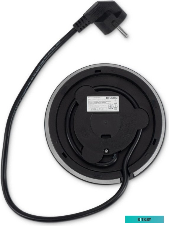 HYK-G8406 Чайник электрический Hyundai HYK-G8406 1.7л. 2200Вт прозрачный/черный (корпус: нержавеющая сталь)