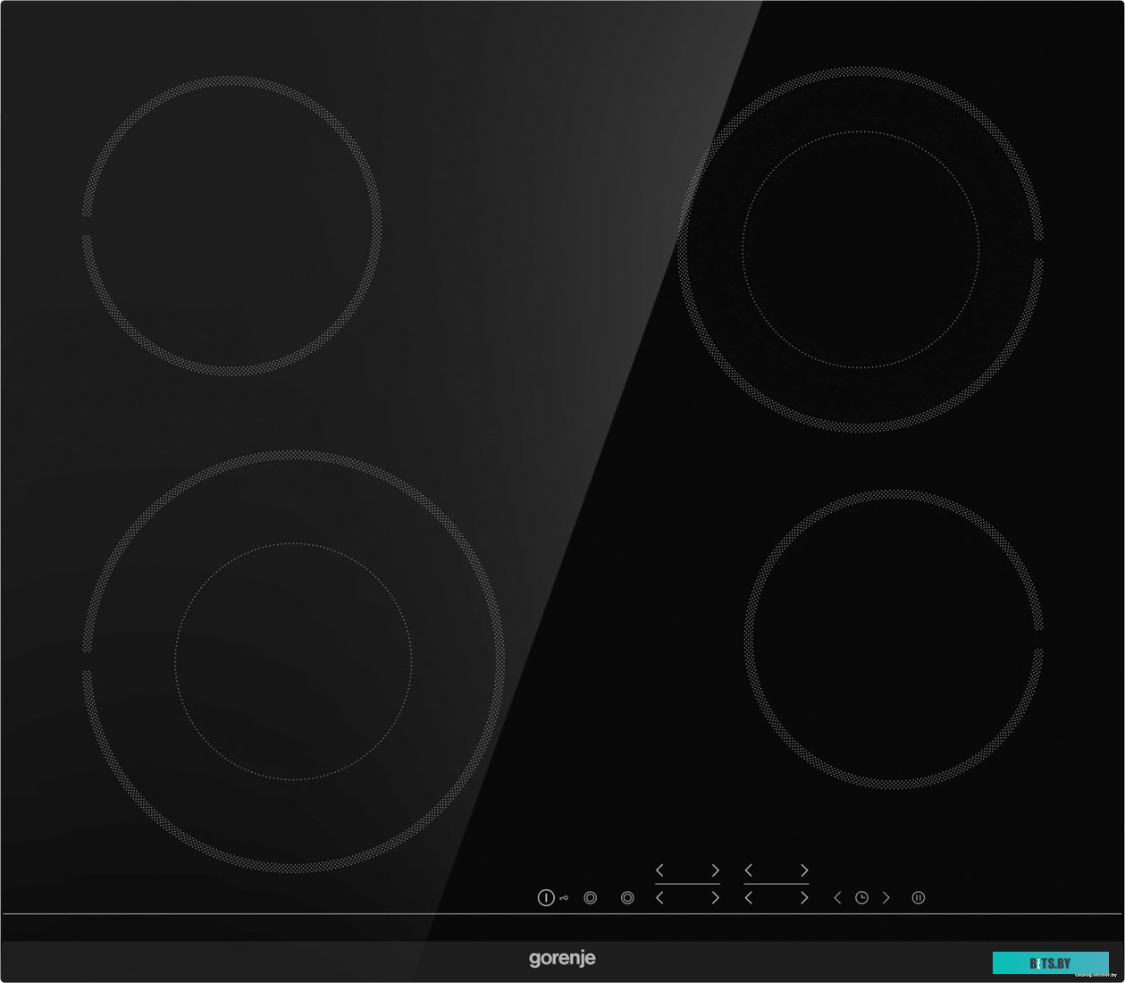 ECT644BCSC Варочная поверхность Gorenje ECT644BCSC черный