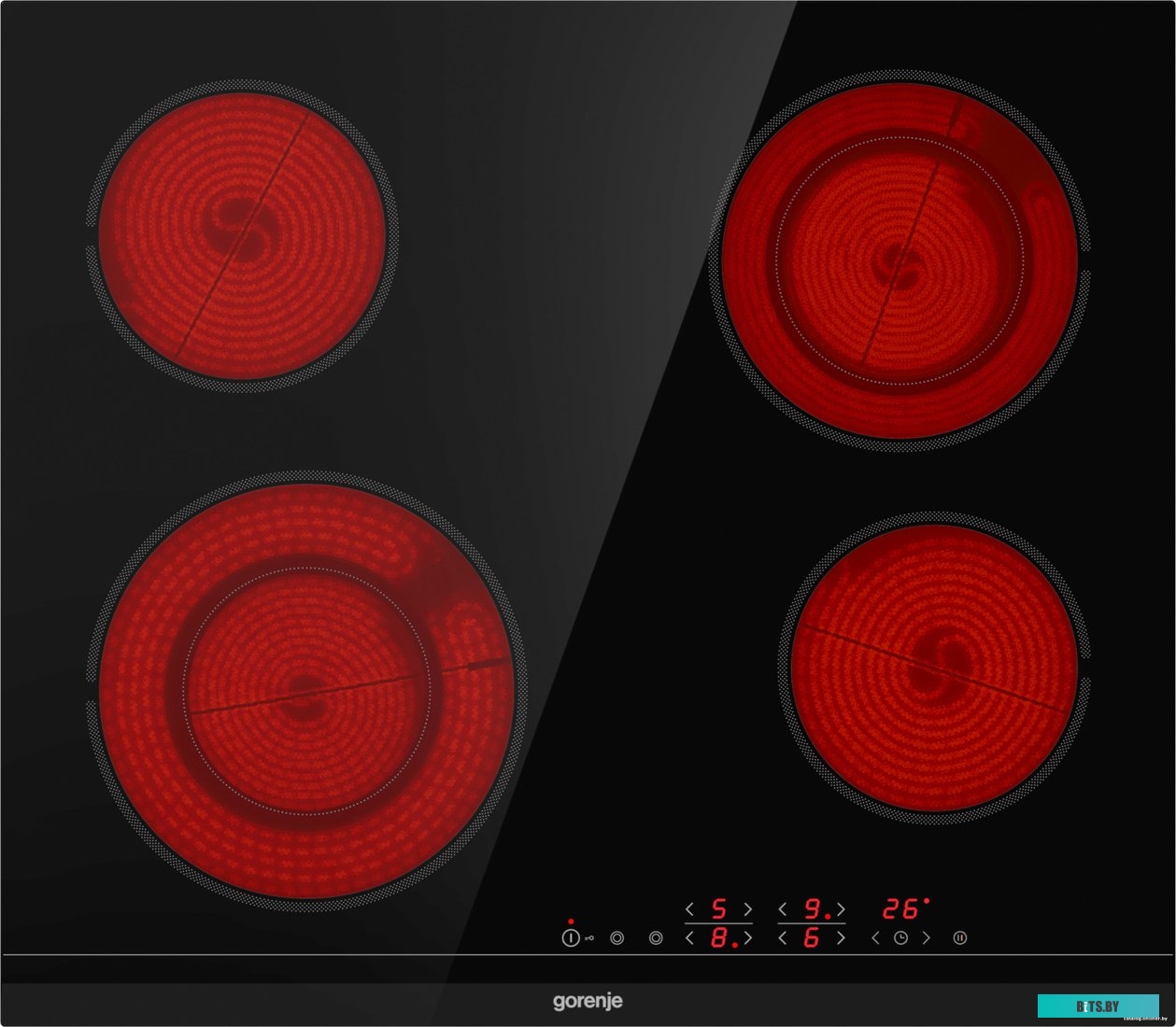 ECT644BCSC Варочная поверхность Gorenje ECT644BCSC черный