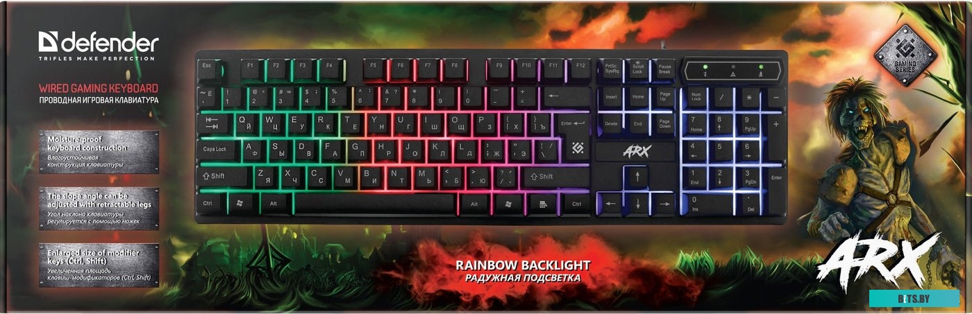 Клавиатура Defender Arx GK-196L RU <45196>