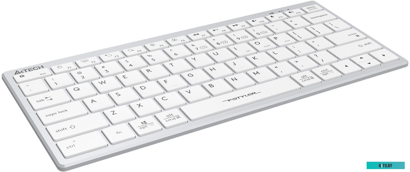 Клавиатура A4Tech Fstyler FBX51C (серебристый/белый)