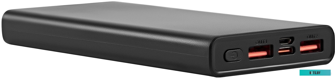 DGPF10A22PBK Мобильный аккумулятор Digma DGPF10A 10000mAh QC3.0/PD3.0 22.5W 5A 2xUSB-A/USB-C черный (DGPF10A22PBK)