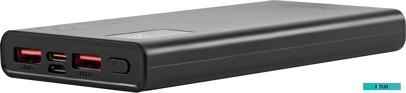 DGPF10A22PBK Мобильный аккумулятор Digma DGPF10A 10000mAh QC3.0/PD3.0 22.5W 5A 2xUSB-A/USB-C черный (DGPF10A22PBK)