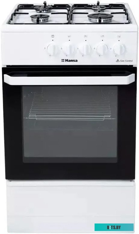 FCGW510029A Плита Газовая Hansa FCGW510029A белый реш.сталь