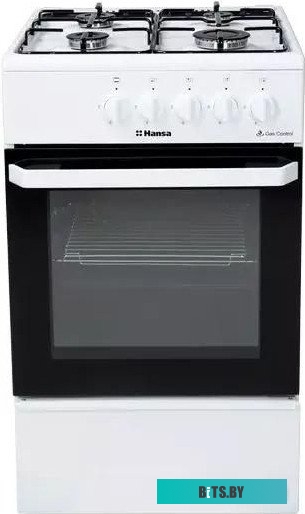 FCGW510029A Плита Газовая Hansa FCGW510029A белый реш.сталь