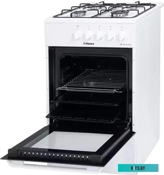FCGW510029A Плита Газовая Hansa FCGW510029A белый реш.сталь