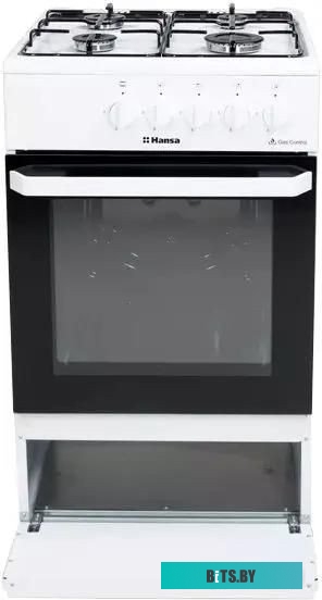 FCGW510029A Плита Газовая Hansa FCGW510029A белый реш.сталь
