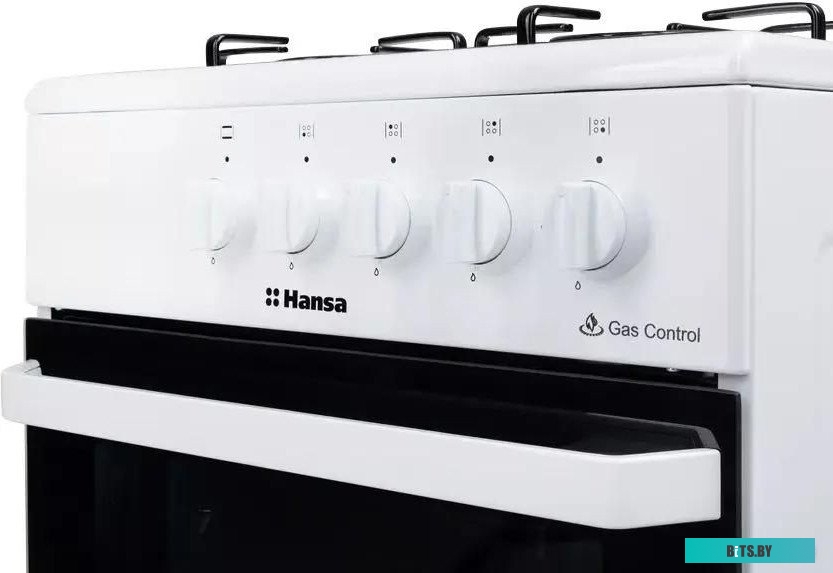 FCGW510029A Плита Газовая Hansa FCGW510029A белый реш.сталь