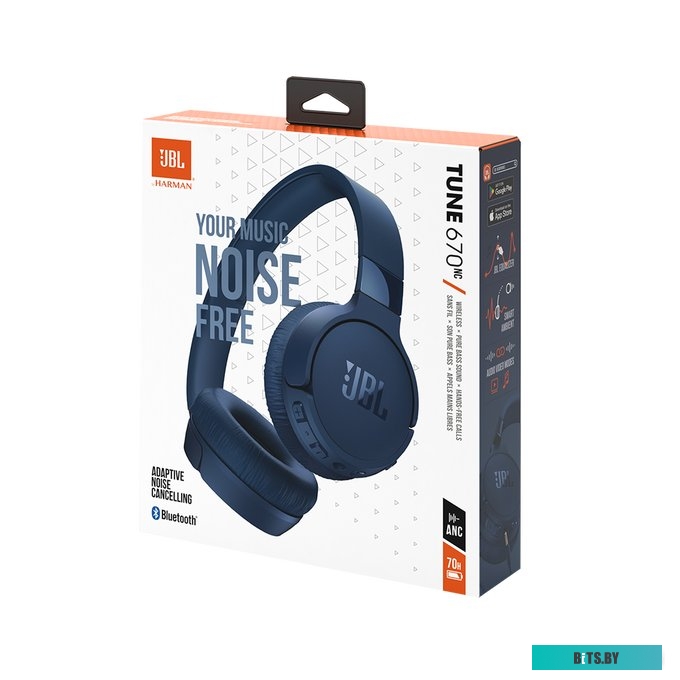 Гарнитура JBL T670NC JBLT670NCBLUCN