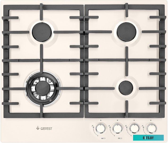 ПВГ 1214-01 К81 Газовая варочная панель GEFEST ПВГ 1214-01 К81,  независимая,  кремовый
