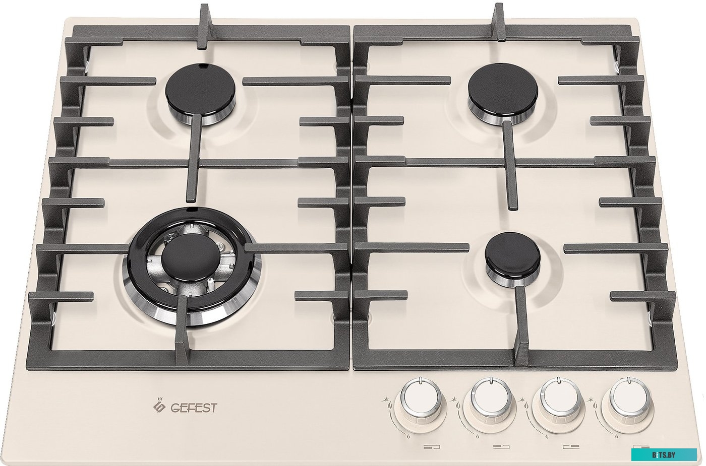 ПВГ 1214-01 К81 Газовая варочная панель GEFEST ПВГ 1214-01 К81,  независимая,  кремовый
