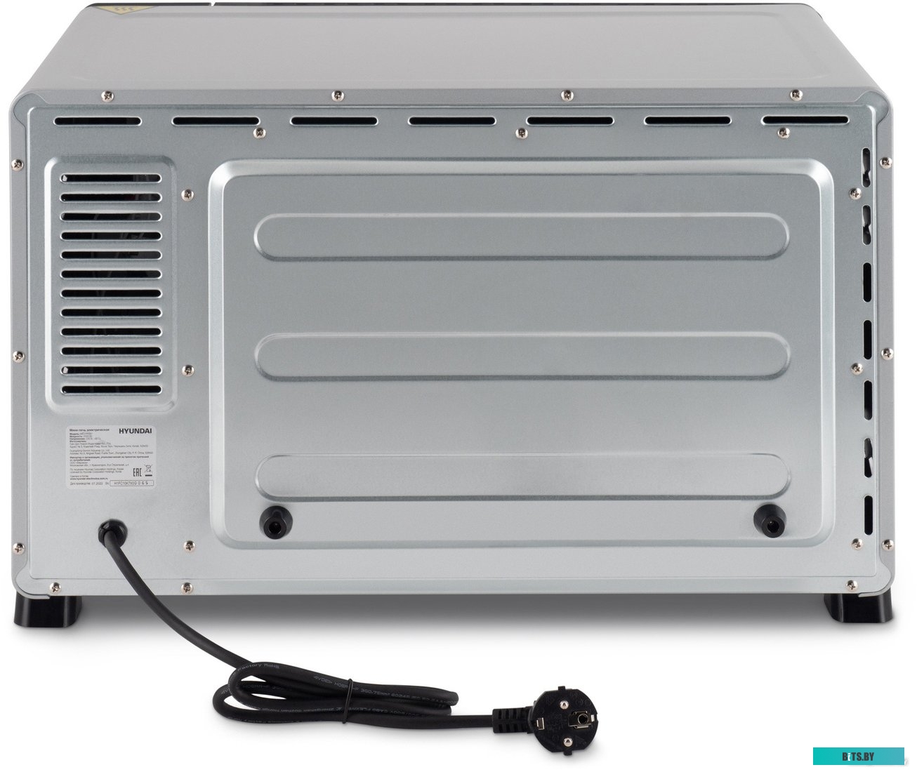 MIO-HY081 Мини-печь Hyundai MIO-HY081 38л. 2000Вт серебристый/черный