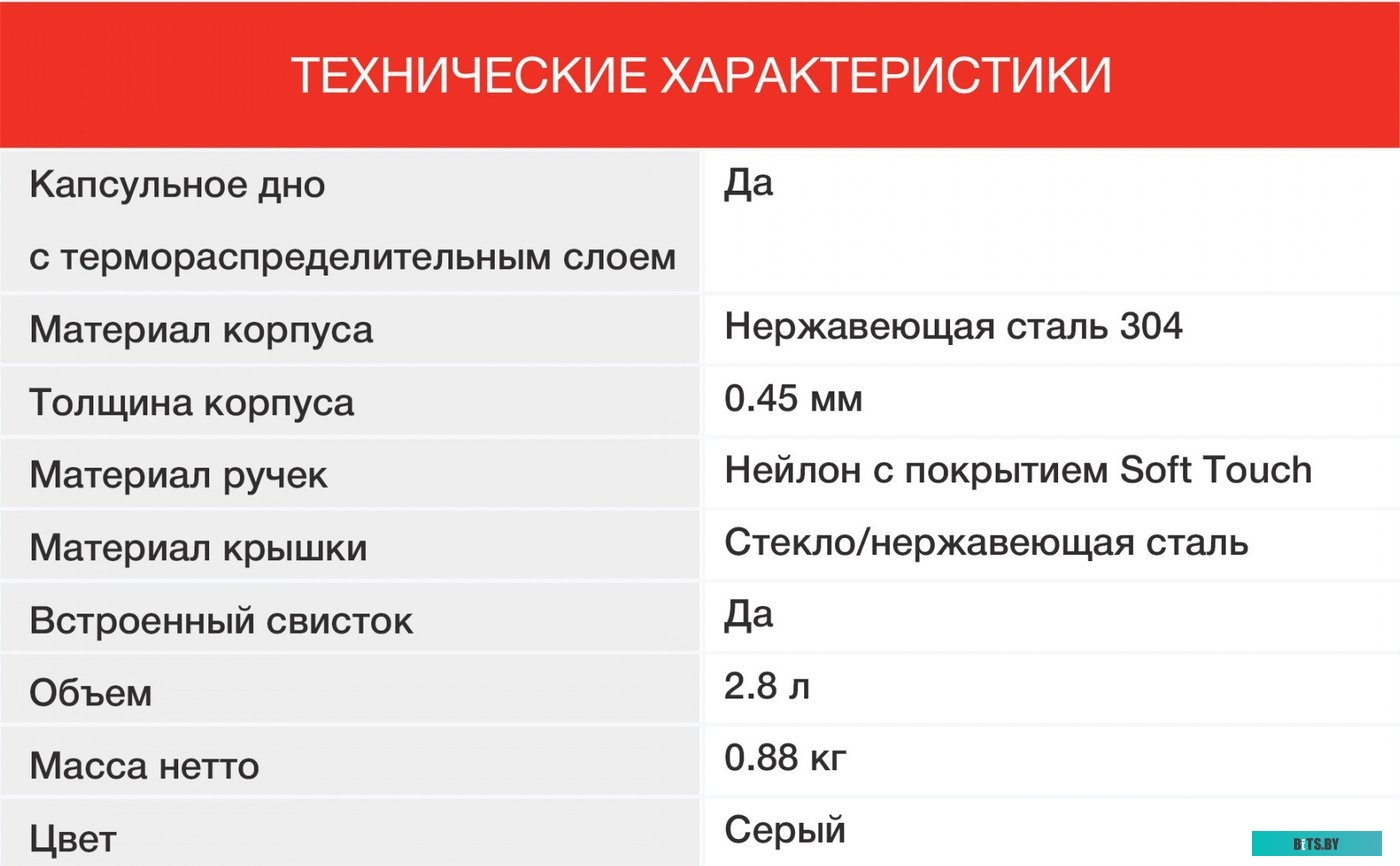 SW-CH1308 Чайник металлический Starwind Chef Daily 2.8л. серый (SW-CH1308)