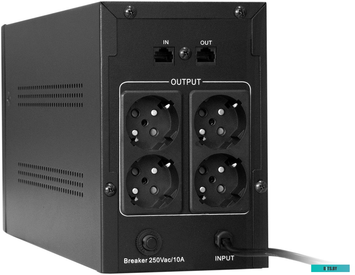 Источник бесперебойного питания (ИБП) ExeGate SpecialPro UNB-1000.LED.AVR.EURO.RJ <EP285483RUS>