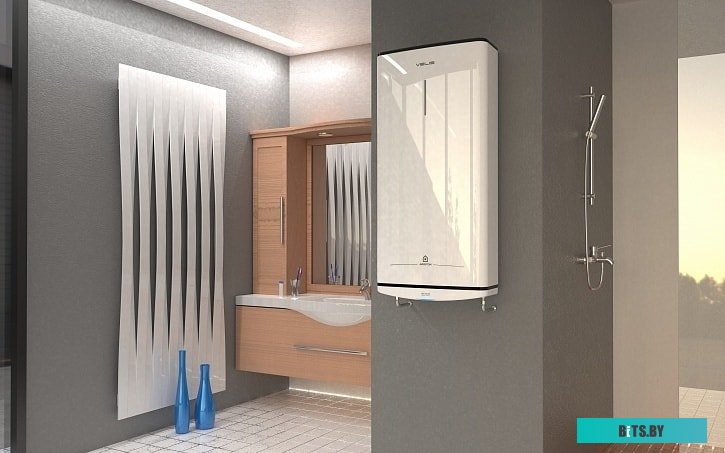 3700691 Водонагреватель Ariston Velis Tech Inox R ABS 80 2кВт 80л электрический настенный/белый