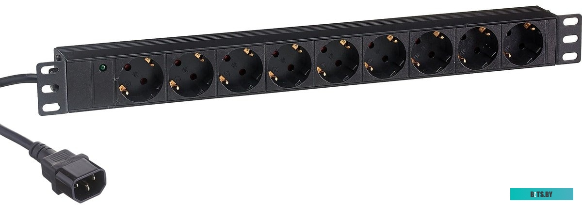 Блок розеток ExeGate ServerPro PDU-19H906 Al-9S-C14-2.5CU <EX280852RUS>