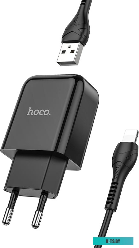 Сетевое зарядное Hoco N2 Type-C (черный)