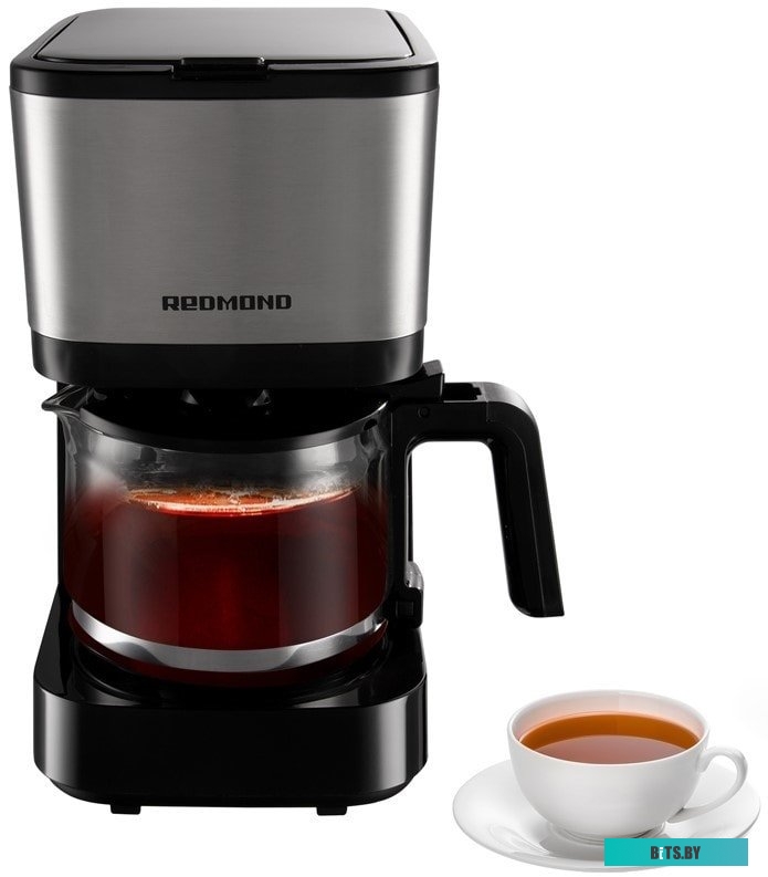 RCM-M1528 Кофеварка капельная Red Solution RCM-M1528 600Вт черный/серебристый