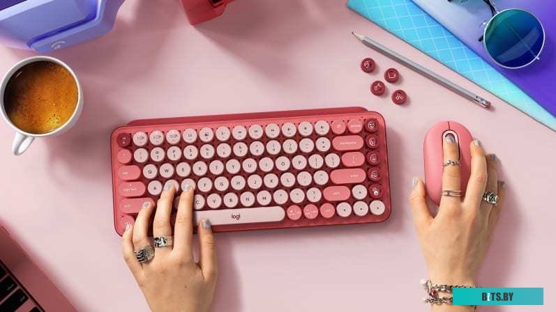 Клавиатура Logitech Pop Keys Heartbreaker <920-010718>