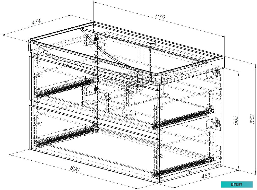 316687 Встраиваемая посудомоечная машина 60CM BDW 6138 D WEISSGAUFF