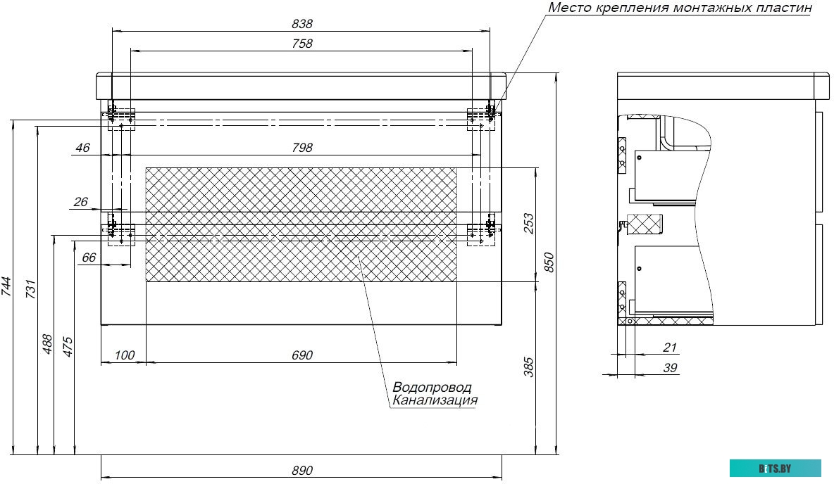 316687 Встраиваемая посудомоечная машина 60CM BDW 6138 D WEISSGAUFF