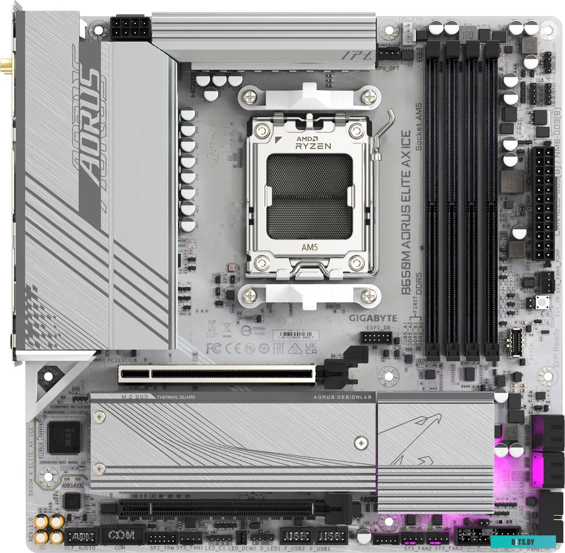 Материнская плата Gigabyte B650M Aorus Elite AX