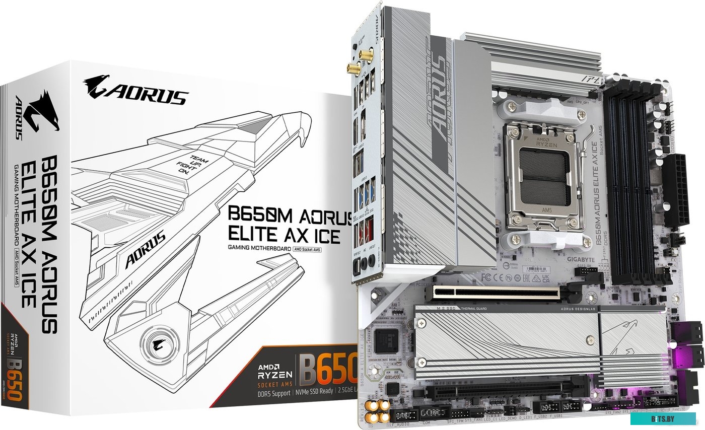 Материнская плата Gigabyte B650M Aorus Elite AX