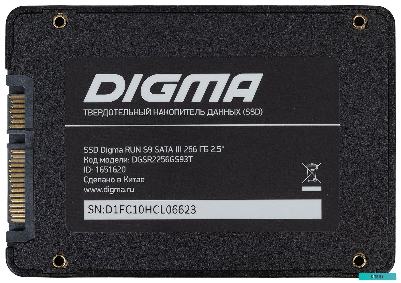 Твердотельный накопитель Digma Run S9 DGSR2512GS93T
