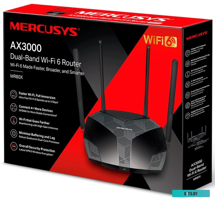 Wi-Fi роутер Mercusys MR80X