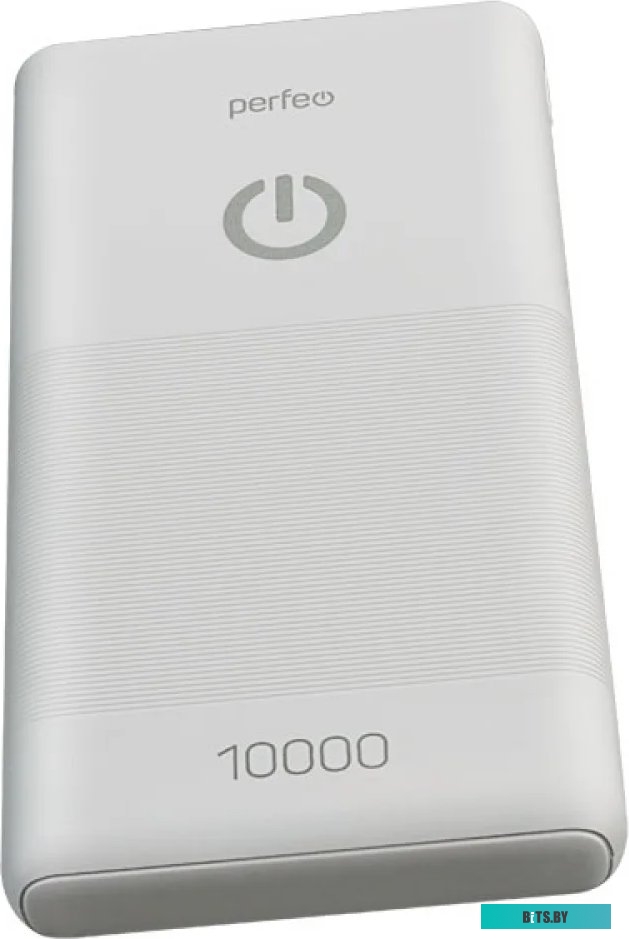 PF_B4297 Perfeo Powerbank 10000 mah + Micro usb /In Micro usb /Out USB 1 А, 2.1A/ White (PF_B4297)