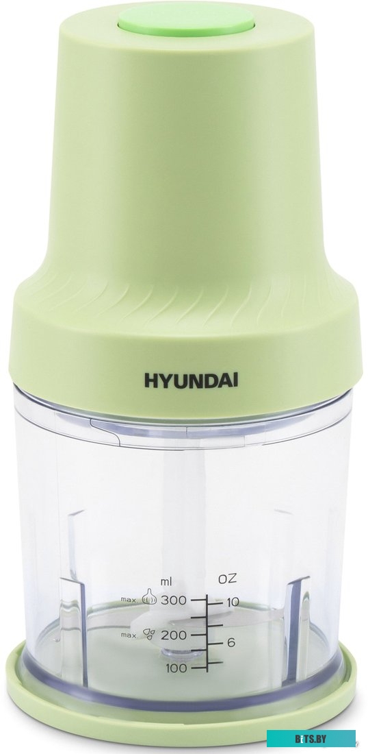 HYC-P3128 Измельчитель электрический Hyundai HYC-P3128 0.8л. 350Вт салатовый/белый