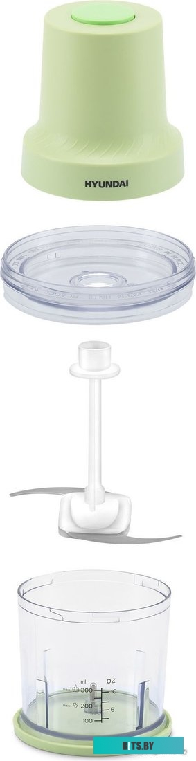 HYC-P3128 Измельчитель электрический Hyundai HYC-P3128 0.8л. 350Вт салатовый/белый
