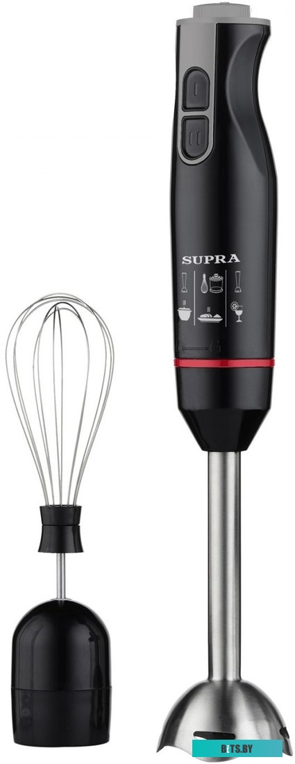 HBS-795 Блендер погружной Supra HBS-795 800Вт черный/красный