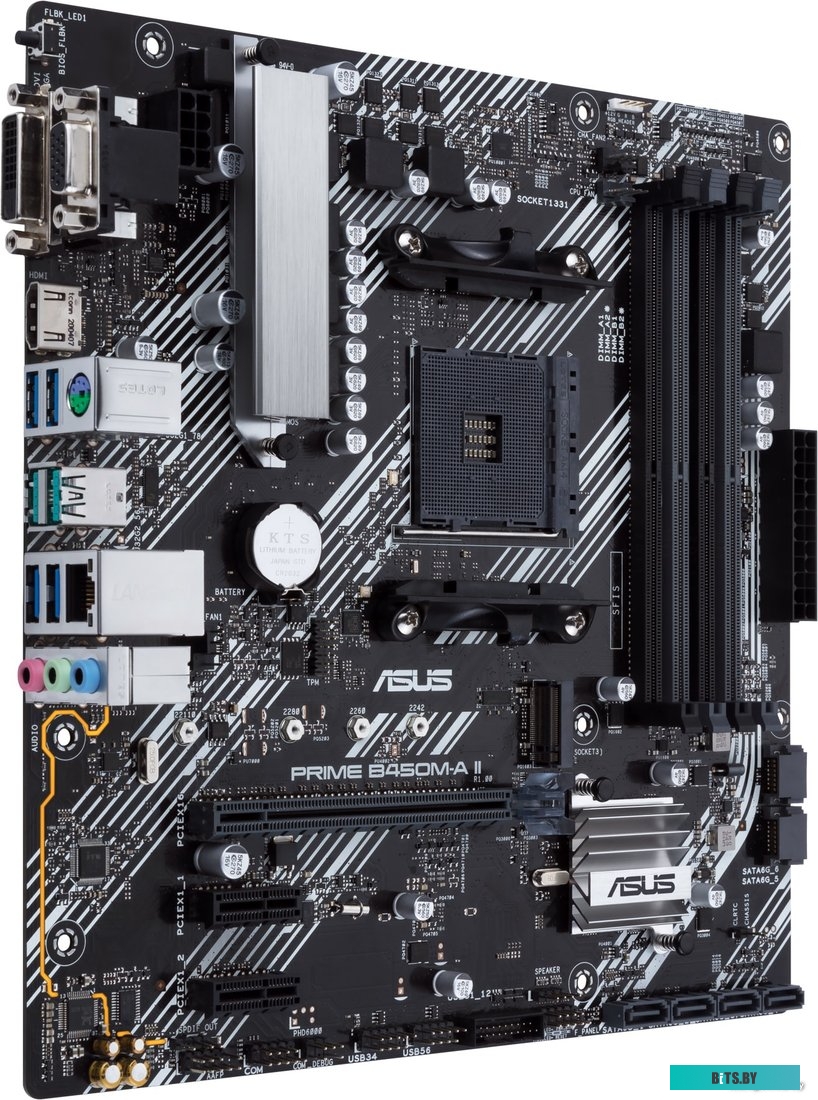 Материнская плата ASUS Prime B450M-A II <90MB15Z0-M0EAY0>