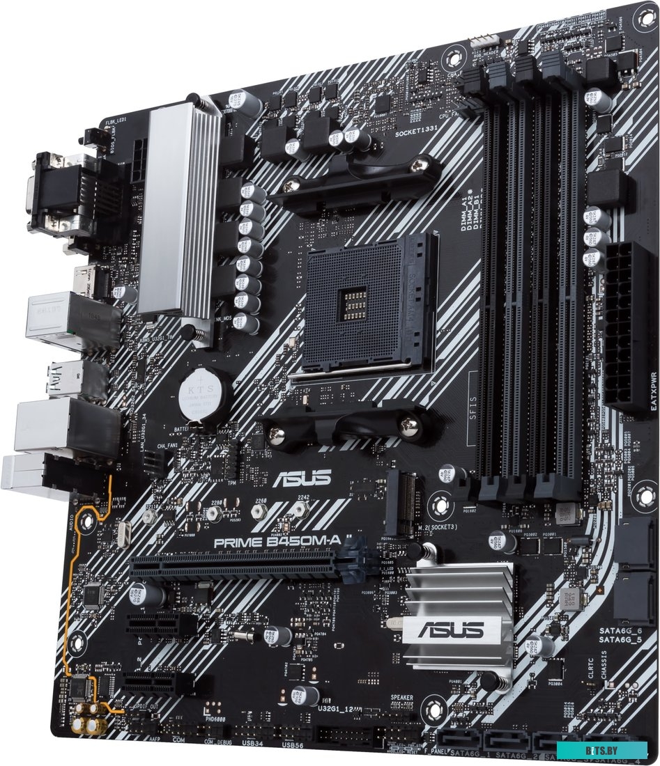 Материнская плата ASUS Prime B450M-A II <90MB15Z0-M0EAY0>