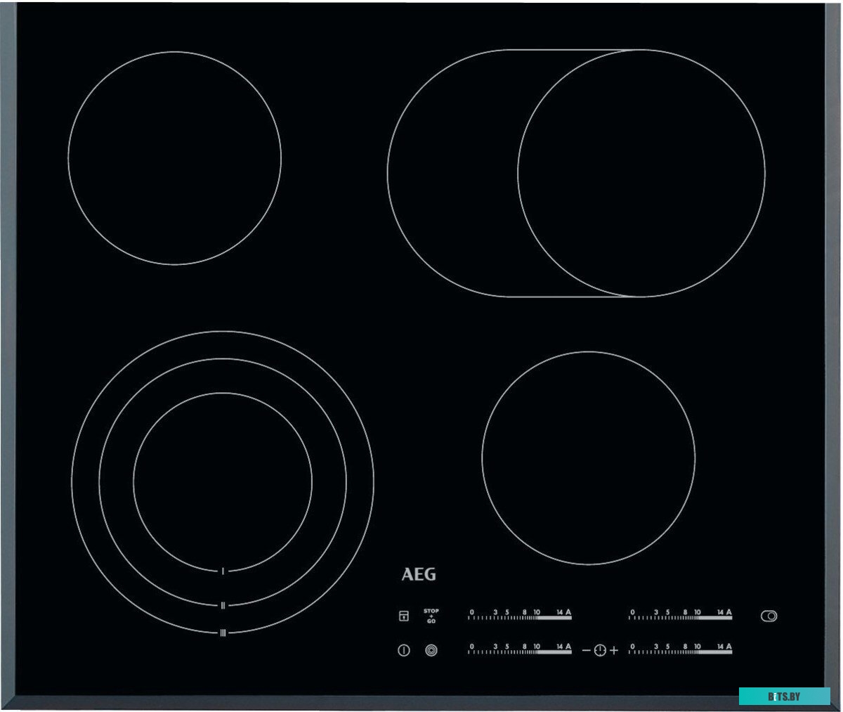 HK654070FB Варочная поверхность AEG HK654070FB черный