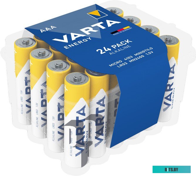 Батарея Varta Energy LR03 BOX24 AAA (24шт)
