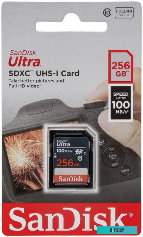 Карта памяти SanDisk Ultra SDXC SDSDUNR-256G-GN3IN 256GB
