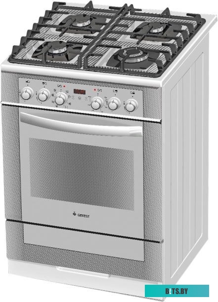 ПГЭ 6502-03 0242 Плита Комбинированная Gefest ПГЭ 6502-03 0242 белый (без крышки) реш.чугун