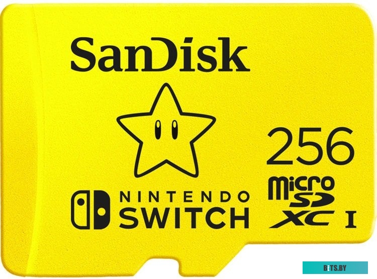 Карта памяти SanDisk For Nintendo Switch microSDXC SDSQXAO-256G-GN3ZN 256GB