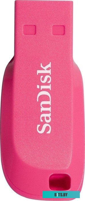 USB накопитель (Флешка) Sandisk Cruzer Blade 16GB (розовый) [SDCZ50C-016G-B35PE]