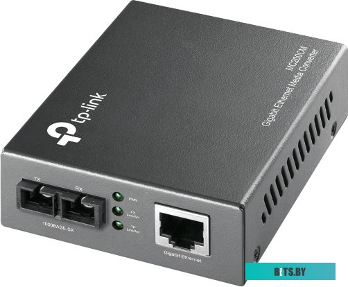 Медиаконвертер MC200CM TP-Link 1000Mbps RJ45 to 1000Mbps multi-mode SC fiber Converter, Full-duplex,up to 550m