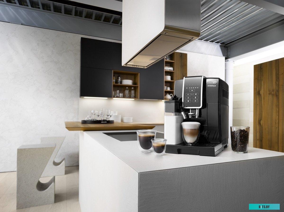 Кофемашина Delonghi Dinamica ECAM350.50.B (1450Вт черный)