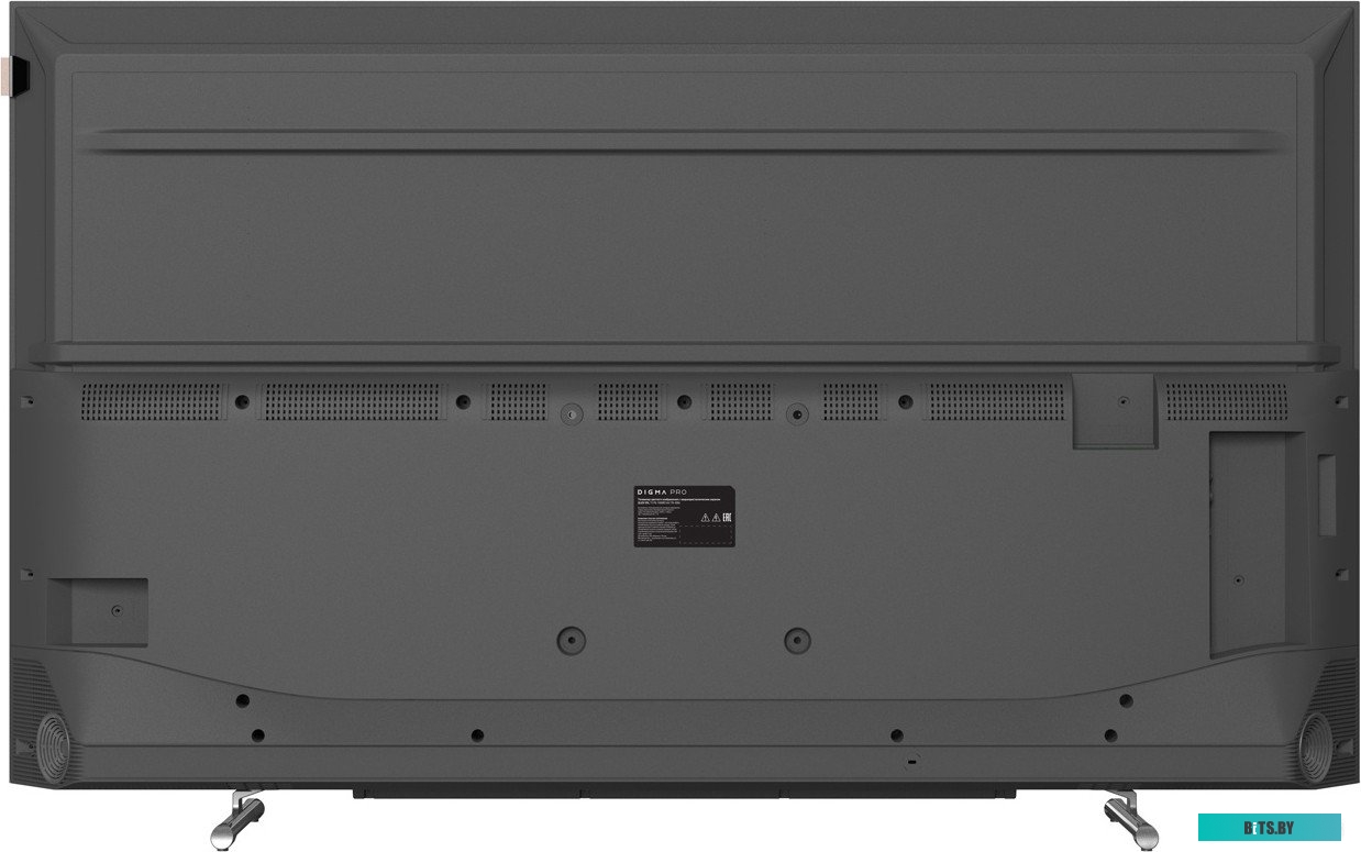 55L Телевизор QLED Digma Pro 55" QLED 55L Google TV Frameless черный/серебристый 4K Ultra HD 120Hz HSR DVB-T DVB-T2 DVB-C DVB-S DVB-S2 USB WiFi Smart 