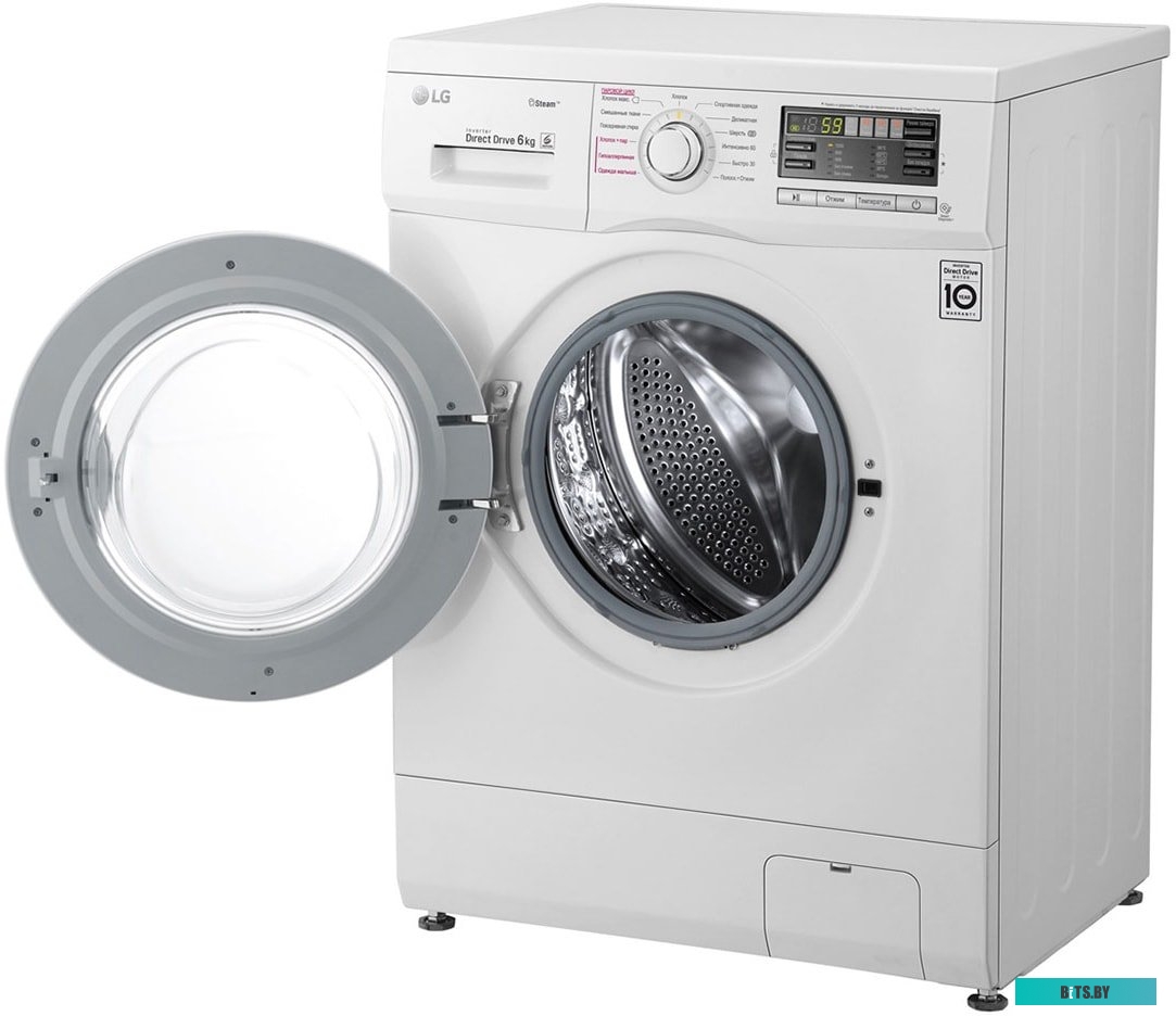 F1296NDS0 Стиральная машина LG F1296NDS0 класс: A загр.фронтальная макс.:6кг белый