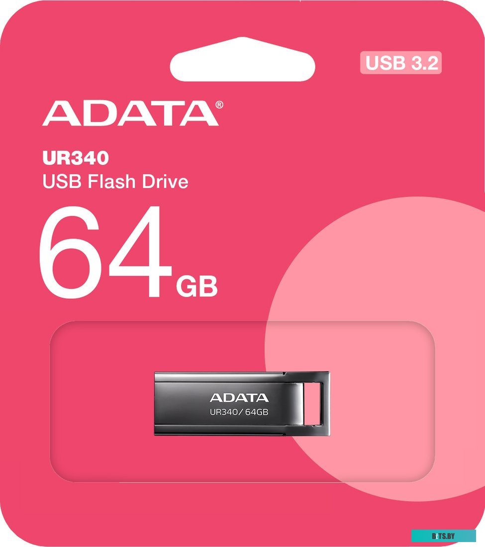 Флэш накопитель A-Data 64GB AROY-UR340-64GBK