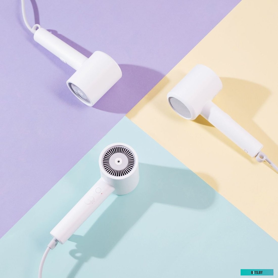 BHR5081GL Фен Xiaomi Mi Ionic Hair Dryer H300 EU, 1600Вт, белый