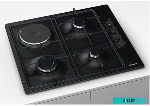 PBY6C6B62O Газовая варочная панель Bosch PBY6C6B62O,  независимая,  черный